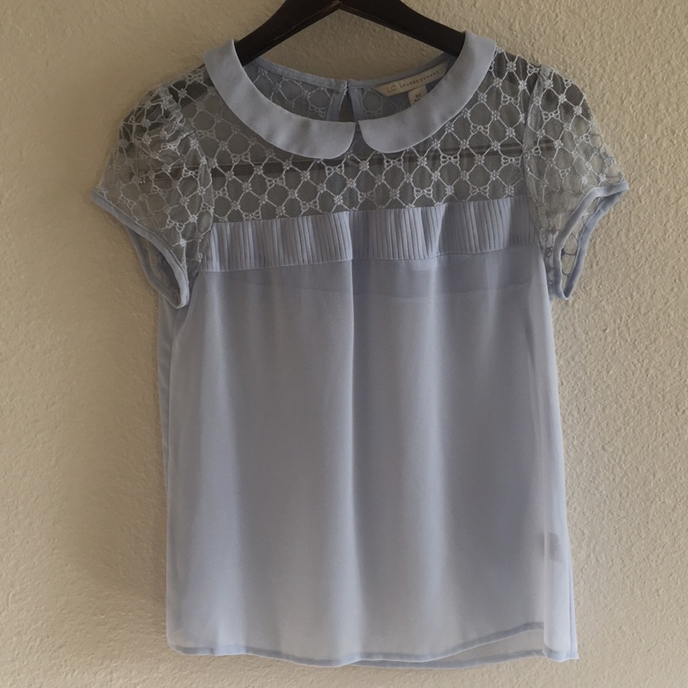 Light blue blouse